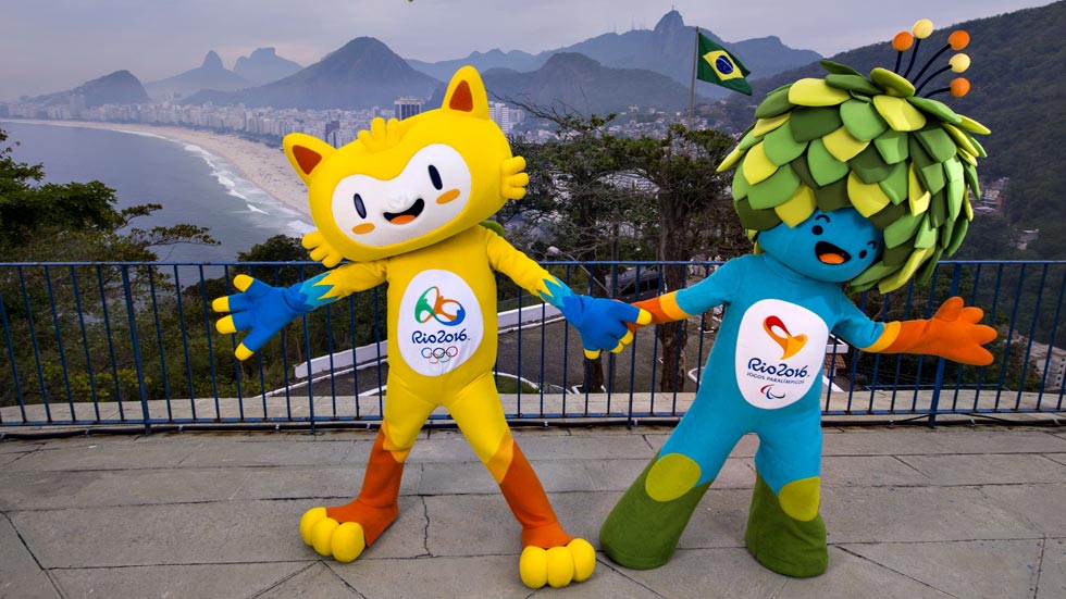 Vinicius y Tom, las mascotas de Río
