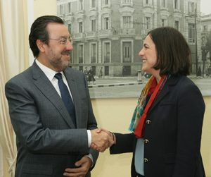 Miguel Caarballeda y Elena Tejedor