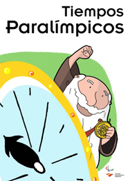 Imagen de la portada del libro Tiempos Paralímpicos. Enlace a pdf en ventana aparte