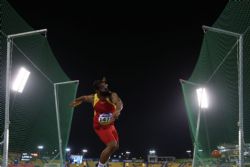 Kim Lopez Plata lanzamiento de disco T12 Mundial Atletismo Doha 2015