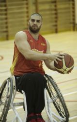 Jordi Ruiz, jugador de baloncesto en silla de ruedas