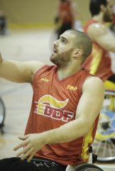 Jordi Ruiz, jugador de baloncesto en silla de ruedas