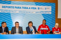 Presentacin de la preseleccin del equipo para los Juegos de Ro2016 en Vigo