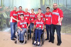 Presentacin de la preseleccin del equipo paralmpico espaol para RIO2016 en Bilbao