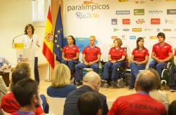 Acto de despedida oficial del Comit Paralmpico Espaol para los Juegos de Rio 2016