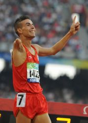Abderraman Ait consigue la medalla de bronce en los 800 metros.