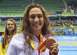Ariadna Edo, medalla de bronce en 400 libres S13 en los JJPP Rio 2016