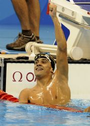 scar Salguero logra la medalla de oro en los 100 metros braza