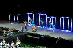Actuacin musical de Tokio 2020 durante la ceremonia de clausura de los Juegos Paralmpicos de Ro 2016.