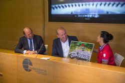 Visita del equipo paralmpico espaol a las empresas patrocinadoras del Plan ADOP tras los Juegos de Rio 2016