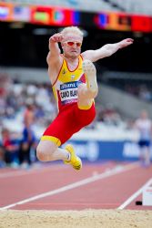 Ivn Cano, quinto puesto en salto de longitud T13 en el Mundial de Atletismo Paralmpico Londres 2017