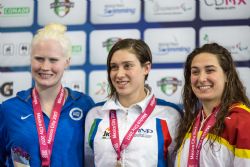 Ariadna Edo consigue la medalla de bronce en 200 metros estilos SM13 durante la quinta jornada del Campeonato del Mundo de Natacin Paralmpica Mxico 2017.