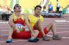 Gerard Descarrega Plata Mundial Atletismo Doha2015 en 400m T11 con Marcos Blanquio