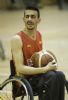 Fran Lara, jugador de baloncesto en silla de ruedas