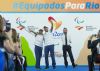Presentacin de la ropa que vestir el equipo paralmpico espaol en los Juegos Paralmpicos de Rio2016 diseada por Luanvi