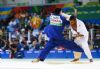 El judoka Daniel Gaviln disputa uno de sus combates de la competicin de judo hasta 66 kilos en la que no pudo luchar por las medallas en los Juegos Paralmpicos de Rio 2016