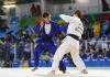 La judoka valenciana Mnica Merenciano durante uno de los combates de la competicin de judo hasta 57 kilos en la que finaliz en quinto lugar, consiguiendo as diploma olmpico en los Juegos Paralmpicos de Rio 2016