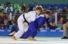 Mnica Merenciano durante uno de los combates de la competicin de judo hasta 57 kilos en la que finaliz en quinto lugar logrando as Diploma Paralmpico