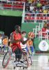 Amadou Diallo (10), en un lance del partido de baloncesto entre Holanda y Espaa (48-66)