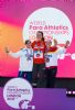 Sara Andrs gana la medalla de bronce en 400 metros T44 durante el Campeonato del Mundo de Atletismo Paralmpico de Londres.