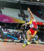 Hctor Cabrera consigue la medalla de bronce en lanzamiento de jabalina F13 durante el Campeonato del Mundo de Atletismo Paralmpico de Londres.