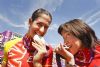 Josefa Bentez y Mayalen Noriega logran medalla de plata en la prueba de fondo en carretera