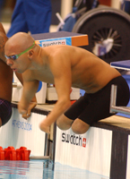 El nadador paralmpico Xavi Torres.