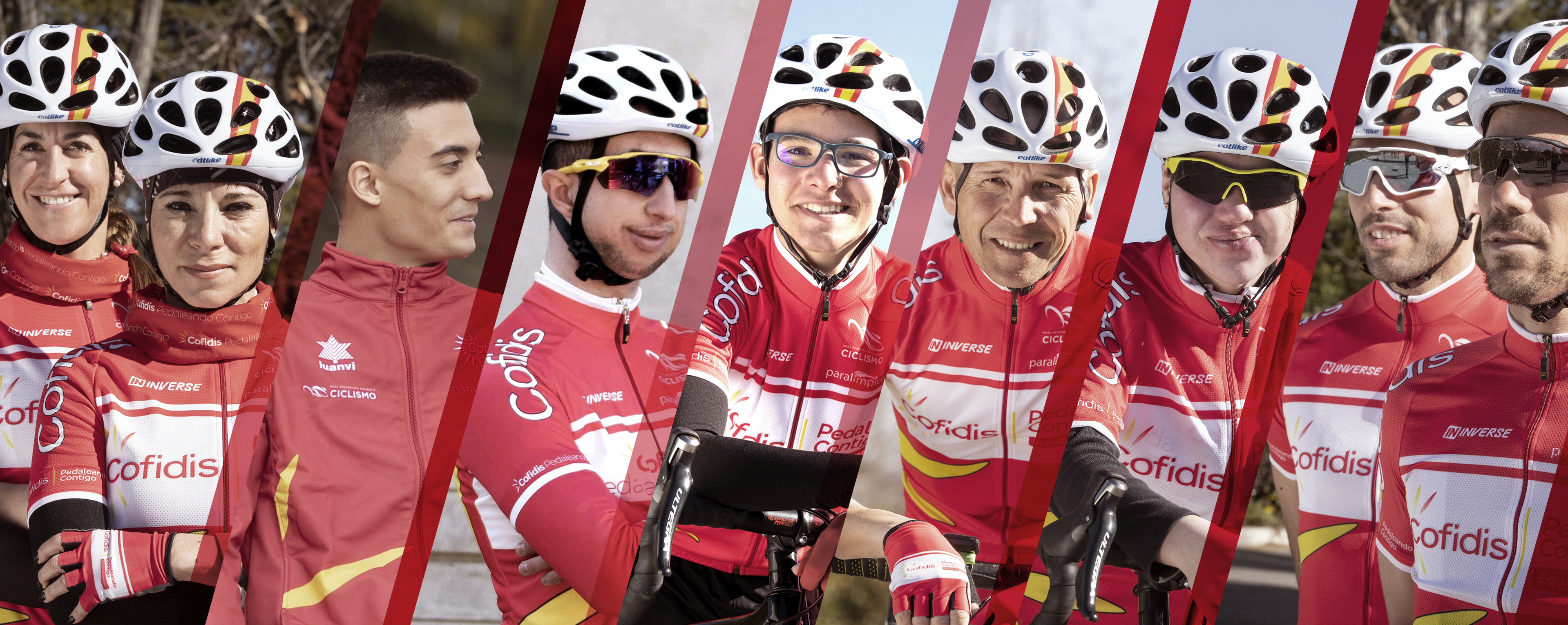 Los miembros del Equipo Cofidis