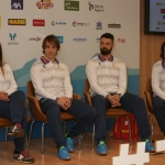 Imagen de Astrid Fina, Jon Santacana, Miguel Galindo y Víctor González participan en el acto de despedida al Equipo Paralímpico Español Pyeongchang 2018.