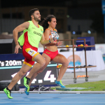 Nagore Folgado, en el transcurso de los 200 T12 del Mundial de Dubái