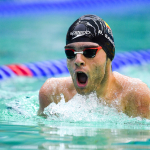 David Sánchez, durante la prueba de 200 estilos SM6 del Europeo de Dublín 2018