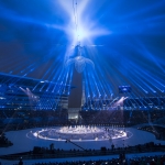 Imagen de la Ceremonia de Inauguración Pyeongchang 2018.