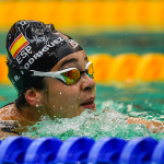 Inés Rodríguez, durante una de sus pruebas en Dublín 2018.