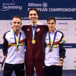 Íñigo Llopis, plata, y Sergio Martos, bronce, en los 100 espalda S8 del Campeonato de Europa Dublín 2018