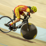 Ricardo Ten, con la selección española en el Mundial de Ciclismo en Pista de Apeldoorn 2019.