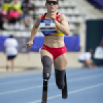 Sara Andrés semifinal 100 m. T64