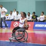 Cruz Ruiz, durante el partido España-Turquía del Europeo BSR 2015.