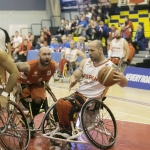 David Mouriz, durante el España-Polonia del Europeo BSR 2015.