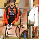 Raquel Acinas, en el Mundial de Ciclismo en Pista de Aguascalientes 2014.