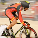 Juanjo Méndez, en el Mundial de Ciclismo en Pista de Aguascalientes 2014.