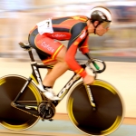 Alfonso Cabello, en el Mundial de Ciclismo en Pista de Aguascalientes 2014.