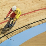 Pablo Jaramillo, en el Campeonato del Mundo de Ciclismo en Pista, Montichiari 2016.