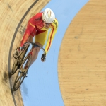 Pablo Jaramillo, en el Campeonato del Mundo de Ciclismo en Pista, Montichiari 2016.