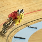 José Enrique Porto y José Antonio Escuredo, en el Campeonato del Mundo de Ciclismo en Pista, Montichiari 2016.