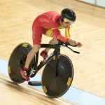  César Neira, en el Campeonato del Mundo de Ciclismo en Pista, Montichiari 2016.