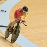 César Neira, en el Campeonato del Mundo de Ciclismo en Pista, Montichiari 2016.