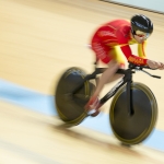 César Neira, en el Campeonato del Mundo de Ciclismo en Pista, Montichiari 2016.