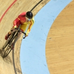 César Neira, en el Campeonato del Mundo de Ciclismo en Pista, Montichiari 2016.