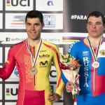 Eduardo Santas, en el Campeonato del Mundo de Ciclismo en Pista, Montichiari 2016.