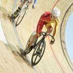 Eduardo Santas, en el Campeonato del Mundo de Ciclismo en Pista, Montichiari 2016.